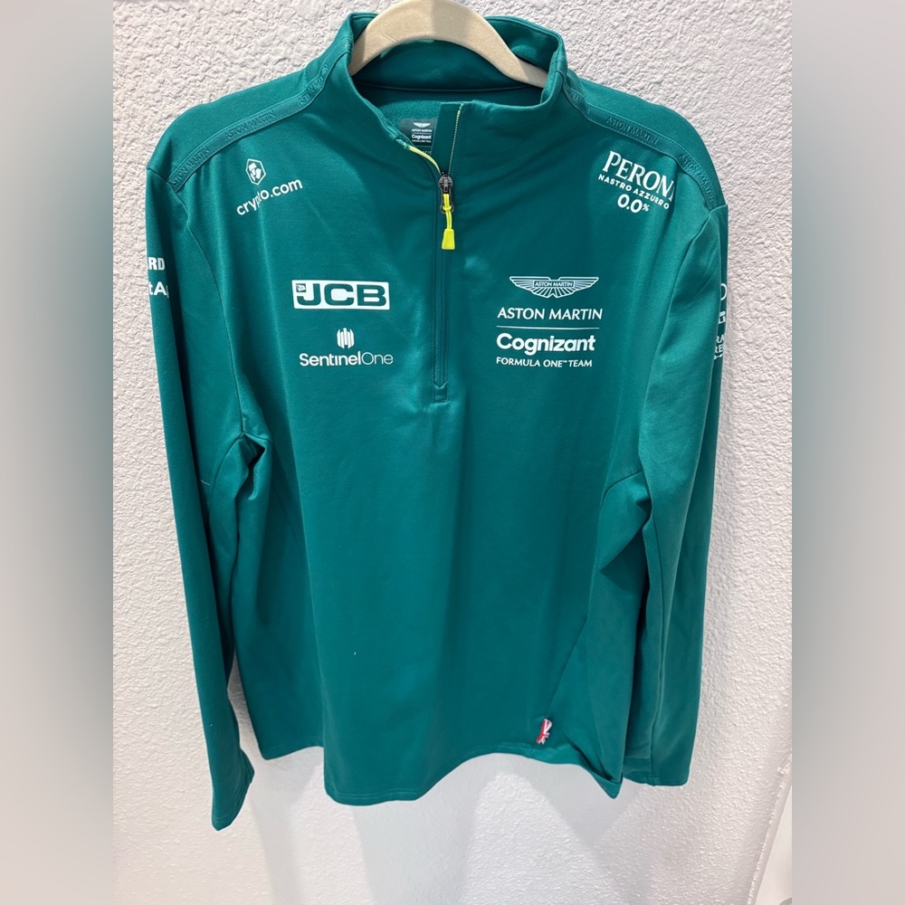 Aston Martin F1 quarter zip.